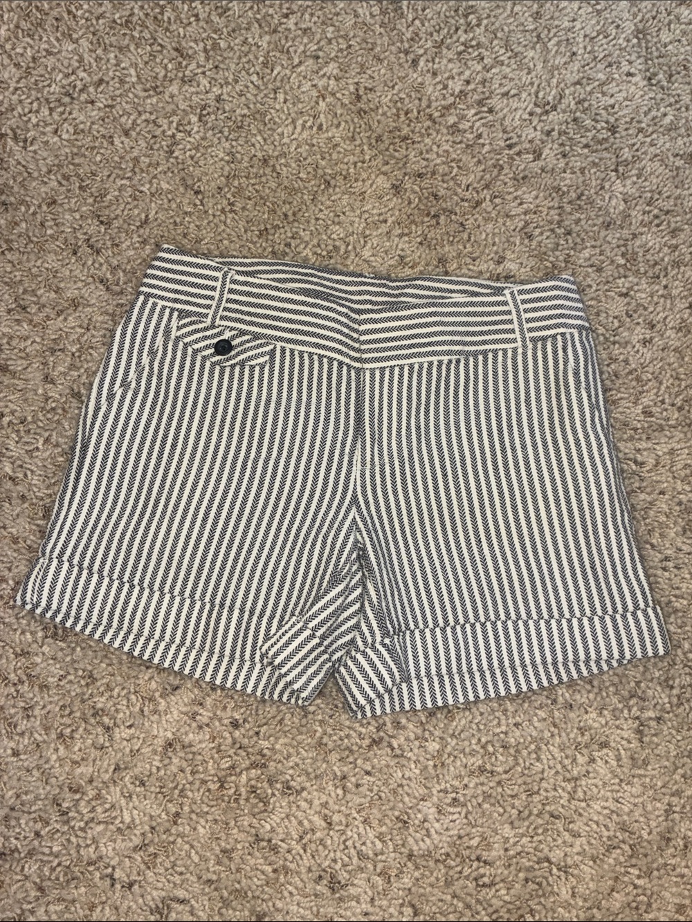 INC Striped Linen Shorts - Gorgeous Woven Stripe